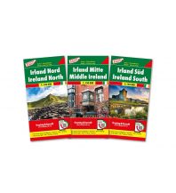 f&b Road Maps Irland-Set, Autokarte 1:150.000, 3 Blätter in Kunststoff-Hülle Freytag-Berndt und ARTARIA