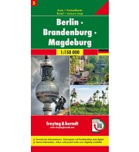 f&b Road Maps f&b Auto + Freizeitkarte 5, Berlin - Brandenburg - Magdeburg 1:150.000, Top 10 Tips Freytag-Berndt und ARTARIA