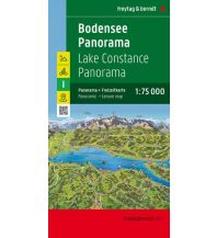f&b Road Maps Bodensee Panorama, Freizeitkarte 1:75.000 Freytag-Berndt und ARTARIA