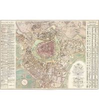 Wien Wandkarte: Wien und dessen Vorstädten 1824 Freytag-Berndt und Artaria