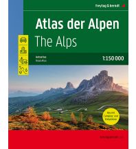 f&b Road Maps Atlas der Alpen, Autoatlas 1:150.000 Freytag-Berndt und ARTARIA