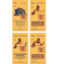 f&b Road Maps Deutschland, Autokarte mit Retrocover 1:500.000 Freytag-Berndt und ARTARIA