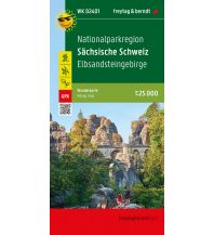 f&b Hiking Maps Nationalparkregion Sächsische Schweiz, Wanderkarte 1:25.000 Freytag-Berndt und ARTARIA