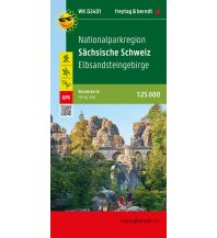 f&b Wanderkarten Nationalparkregion Sächsische Schweiz, Wanderkarte 1:25.000 Freytag-Berndt und ARTARIA