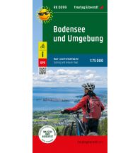 f&b Radkarten Bodensee und Umgebung, Rad- und Freizeitkarte 1:75.000, freytag & berndt, RK 0099 Freytag-Berndt und ARTARIA