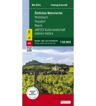 f&b Wanderkarten Östliches Weinviertel, Wander-, Rad- und Freizeitkarte 1:50.000, freytag & berndt, WK 0014 Freytag-Berndt und ARTARIA