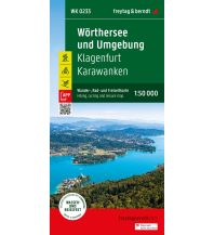 f&b Wanderkarten Wörthersee und Umgebung, Wander-, Rad- und Freizeitkarte 1:50.000, freytag & berndt, WK 0233 Freytag-Berndt und ARTARIA