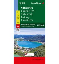 f&b Wanderkarten Südkärnten, Wander-, Rad- und Freizeitkarte 1:50.000, freytag & berndt, WK 0238 Freytag-Berndt und ARTARIA