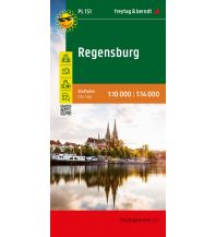City Maps f&b City Map PL 151, Regensburg 1:10.000 / 1:14.000 Freytag-Berndt und ARTARIA