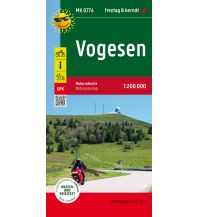 f&b Straßenkarten Vogesen, Motorradkarte 1:200.000, freytag & berndt Freytag-Berndt und Artaria