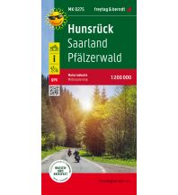 f&b Straßenkarten Hunsrück - Saarland - Pfälzerwald, Motorradkarte 1:200.000, freytag & berndt Freytag-Berndt und Artaria