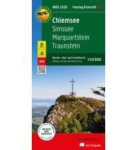 f&b Hiking Maps Chiemsee, Wander-, Rad- und Freizeitkarte 1:50.000, freytag & berndt, WKD 5203, mit Infoguide Freytag-Berndt und ARTARIA