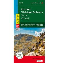 f&b Hiking Maps Naturpark Zirbitzkogel-Grebenzen, Wander-, Rad- und Freizeitkarte 1:50.000, freytag & berndt, WK 211 Freytag-Berndt und Artaria