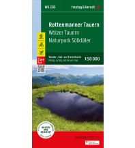 f&b Wanderkarten Rottenmanner Tauern, Wander-, Rad- und Freizeitkarte 1:50.000, freytag & berndt, WK 0203 Freytag-Berndt und Artaria