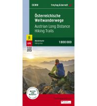 f&b Wanderkarten Österreichische Weitwanderwege, Wanderkarte 1:800.000, freytag & berndt Freytag-Berndt und Artaria