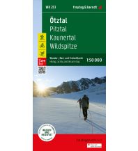 f&b Wanderkarten Ötztal, Wander-, Rad- und Freizeitkarte 1:50.000, freytag & berndt, WK 251 Freytag-Berndt und Artaria