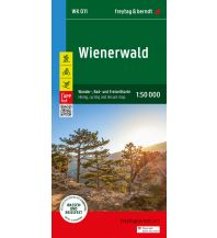 f&b Wanderkarten Wienerwald, Wander-, Rad- und Freizeitkarte 1:50.000, freytag & berndt, WK 011 Freytag-Berndt und Artaria