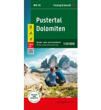 Hiking Maps South Tyrol + Dolomites Pustertal Dolomiten Val Pusteria Dolomiti Freytag-Berndt und Artaria