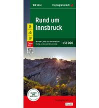 f&b Wanderkarten Rund um Innsbruck, Wander-, Rad- und Freizeitkarte 1:35.000, freytag & berndt, WK 5241 Freytag-Berndt und Artaria