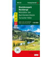 f&b Hiking Maps WK 222 Bad Kleinkirchheim, Biosphärenpark Nockberge, Millstätter See, Turracher Höhe, Radenthein, Wanderkarte 1:50.000 Freytag-Berndt und Artaria