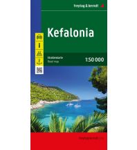 f&b Straßenkarten Kefalonia, Straßenkarte 1:50.000, freytag & berndt Freytag-Berndt und Artaria