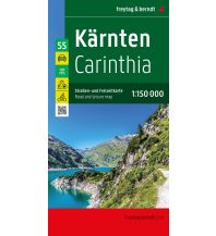 f&b Road Maps Kärnten, Straßen- und Freizeitkarte 1:150.000, freytag & berndt Freytag-Berndt und ARTARIA