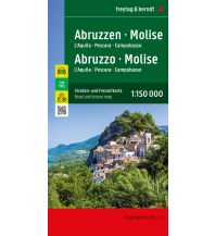 f&b Road Maps Abruzzen - Molise, Straßen- und Freizeitkarte 1:150.000, freytag & berndt Freytag-Berndt und ARTARIA