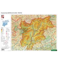 Schulhandkarten Schreibtischunterlage DUO, Schulhandkarte Südtirol-Trentino 1:450.000 Freytag-Berndt und ARTARIA
