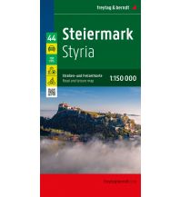 f&b Straßenkarten Steiermark, Straßen- und Freizeitkarte 1:150.000, freytag & berndt Freytag-Berndt und Artaria