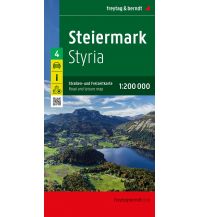 f&b Road Maps Steiermark, Straßen- und Freizeitkarte 1:200.000, freytag & berndt Freytag-Berndt und Artaria