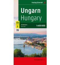 f&b Road Maps Ungarn, Straßenkarte 1:400.000, freytag & berndt Freytag-Berndt und Artaria