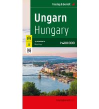 f&b Road Maps Ungarn, Straßenkarte 1:400.000, freytag & berndt Freytag-Berndt und Artaria