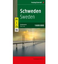f&b Straßenkarten Schweden, Straßenkarte 1:600.000, freytag & berndt Freytag-Berndt und Artaria