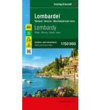 f&b Straßenkarten Lombardei, Straßen- und Freizeitkarte 1:150.000, freytag & berndt Freytag-Berndt und Artaria