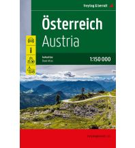 f&b Straßenkarten Österreich Supertouring, Autoatlas 1:150.000, freytag & berndt Freytag-Berndt und Artaria