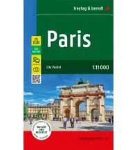 f&b City Maps Paris, Stadtplan 1:11.000, freytag & berndt Freytag-Berndt und Artaria