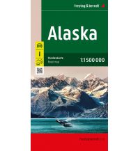 f&b Road Maps Alaska, Straßenkarte 1:1,5 Mio, freytag & berndt Freytag-Berndt und Artaria