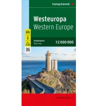 f&b Road Maps freytag & berndt Auto + Freizeitkarte Westeuropa 1:2.000.000 Freytag-Berndt und Artaria