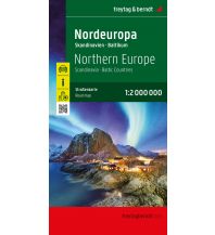 f&b Road Maps Nordeuropa, Straßenkarte 1:2.000.000, freytag & berndt Freytag-Berndt und Artaria