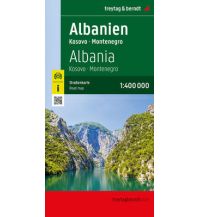 f&b Straßenkarten Albanien, Straßenkarte 1:400.000, freytag & berndt Freytag-Berndt und Artaria