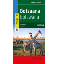 f&b Straßenkarten Botsuana, Straßenkarte 1:1.100.000, freytag & berndt Freytag-Berndt und Artaria