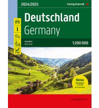 f&b Straßenkarten Deutschland, Autoatlas 1:200.000, 2024/2025, freytag & berndt Freytag-Berndt und Artaria