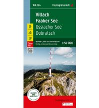 f&b Wanderkarten Villach - Faaker See, Wander-, Rad- und Freizeitkarte 1:50.000, freytag & berndt, WK 224 Freytag-Berndt und Artaria