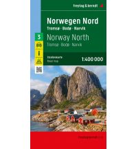 Straßenkarten Norwegen Norwegen Nord, Straßenkarte 1:400.000, freytag & berndt Freytag-Berndt und Artaria