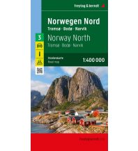 Road Maps Norway Norwegen Nord, Straßenkarte 1:400.000, freytag & berndt Freytag-Berndt und Artaria