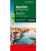f&b Straßenkarten Apulien, Straßen- und Freizeitkarte 1:150.000, freytag & berndt Freytag-Berndt und Artaria