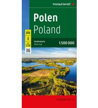 f&b Road Maps Polen, Straßenkarte 1:500.000, freytag & berndt Freytag-Berndt und Artaria