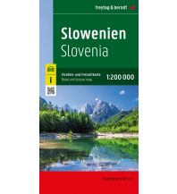 f&b Straßenkarten Slowenien, Straßen- und Freizeitkarte 1:200.000, freytag & berndt Freytag-Berndt und Artaria