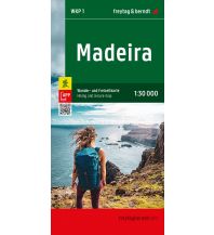 f&b Hiking Maps Madeira, Wander- und Freizeitkarte 1:30.000, freytag & berndt Freytag-Berndt und Artaria