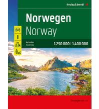 f&b Road Maps Norwegen, Autoatlas 1:250.000 - 1:400.000, freytag & berndt Freytag-Berndt und Artaria